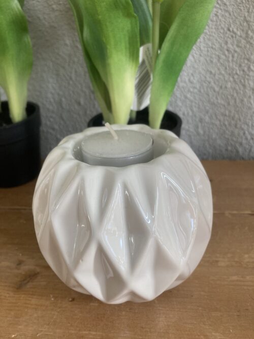 Waxinelichthouder "Kogel Parelmoer" - Afbeelding 2
