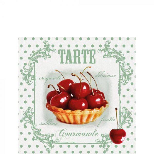 Servetten Red Cherries Ambiente