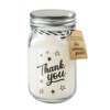 Geurkaars in Mason Jar - Zwart/wit - Afbeelding 6