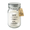 Geurkaars in Mason Jar - Zwart/wit - Afbeelding 5