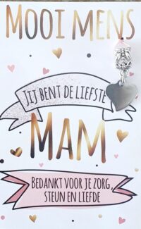 Mooi Mens kaartje - Liefste Mam
