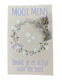 Mooi Mens Kaartje - Omdat je er voor me bent