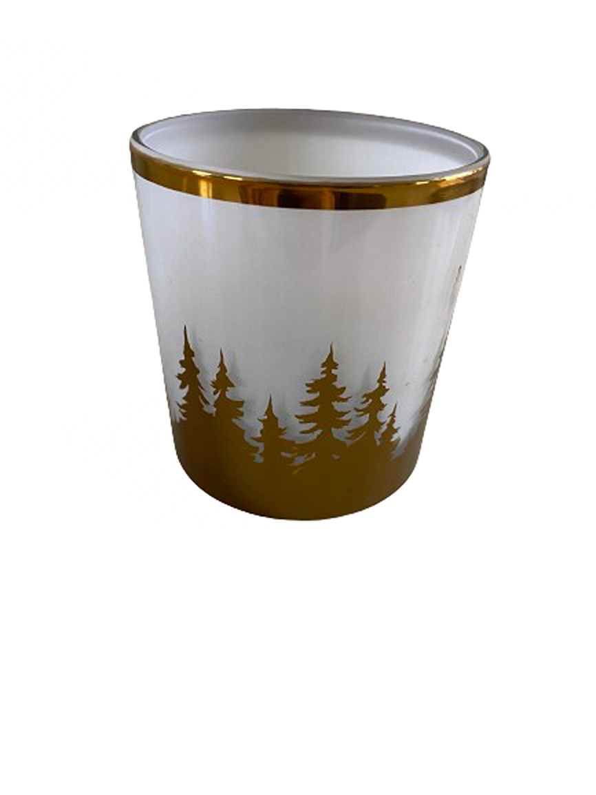 Diga Colmore Frosted Trees Gold - 8 cm